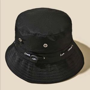 Unisex Black One Size Bucket Hat